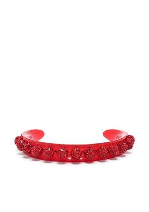 Aquazzura Disco Darling gemstones bracelet - Red