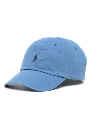 Polo Ralph Lauren logo-embroidered cotton baseball cap - Blue