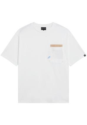 SPORT b. by agnès b. Dino-embroidered cotton T-shirt - White