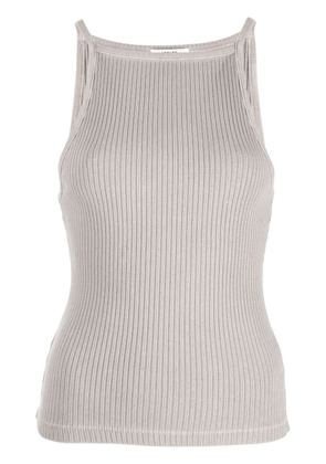 AGOLDE square-neck ribbed-knit top - Neutrals