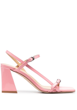 Aeyde Hilda double-buckle sandals - Pink