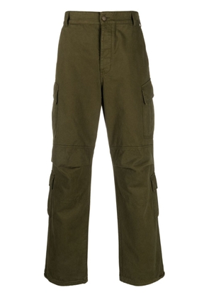 DARKPARK cargo cotton track pants - Green
