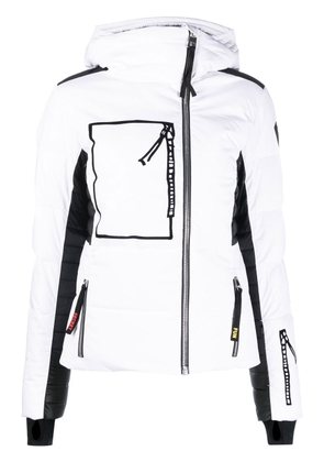 Rossignol Stellar colour-block down jacket - White