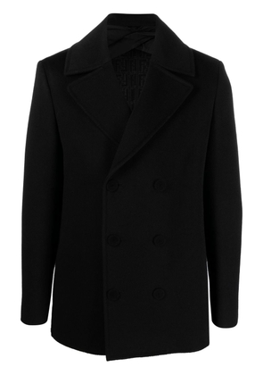 FENDI double-breasted wool coat - Black