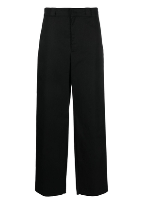 Givenchy logo-patch cotton trousers - Black