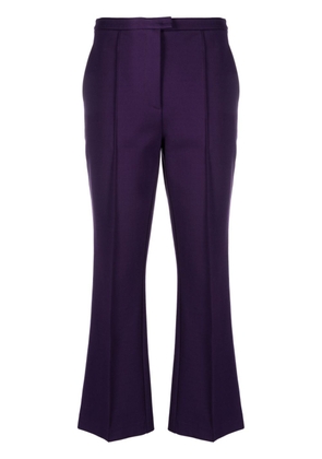 Blanca Vita cropped tailored trousers - Purple