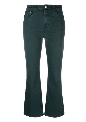 Closed cropped straight-leg jeans - Green