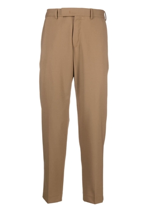 PT Torino cropped tailored trousers - Brown