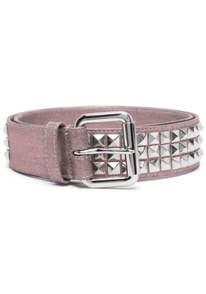 Collina Strada metallic stud-embellished belt - Pink