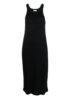 Closed fine-knit sleeveless midi dress - Black