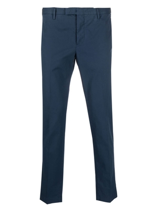 PT Torino straight-leg stretch-cotton trousers - Blue