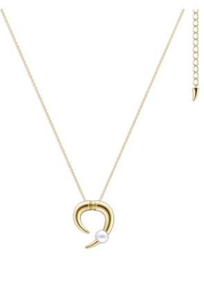 TASAKI 18kt yellow gold Collection Line Danger Horn pearl necklace