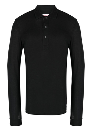 Orlebar Brown Sebastian long-sleeve polo shirt - Black