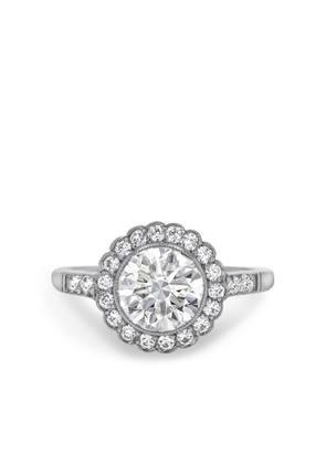 Pragnell Vintage platinum diamond ring - Silver