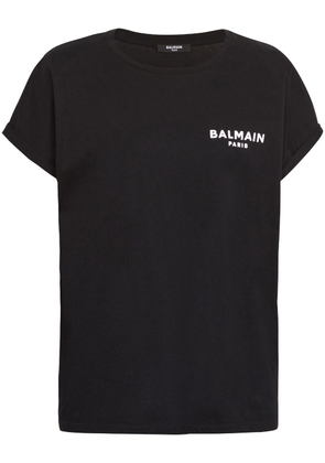 Balmain logo-print cotton T-shirt - Black