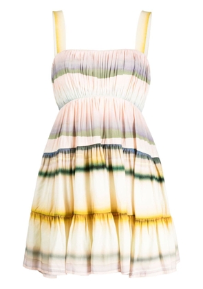 Acler Lomond stripe-pattern dress - Multicolour