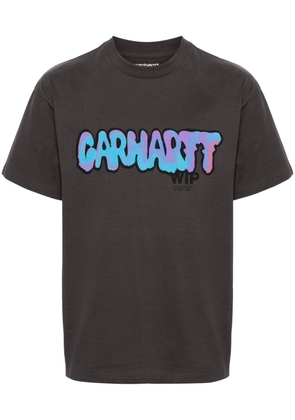 Carhartt WIP Drip logo-print T-shirt - Grey