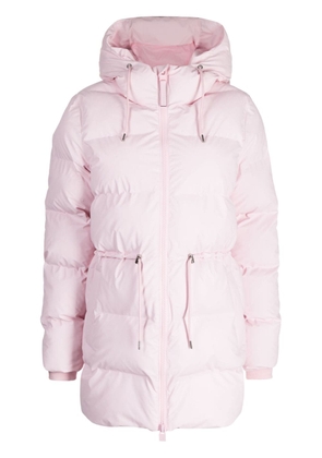 Rains quilted rubberised coat - Pink