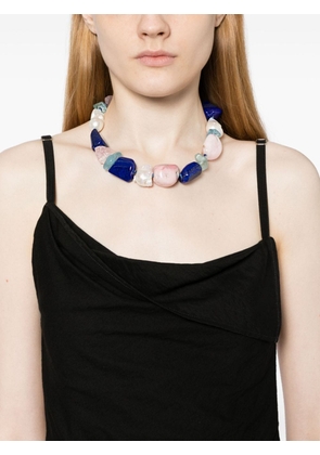 Monies stone-embellished necklace - Multicolour