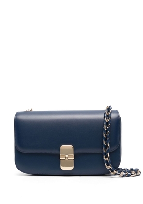A.P.C. leather crossbody bag - Blue