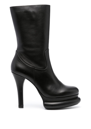 Paloma Barceló 130mm leather ankle boots - Black