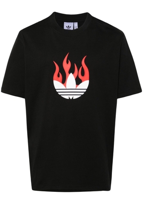 adidas Flames cotton T-shirt - Black