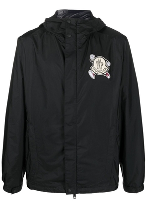 Moncler Guiers logo-patch hooded jacket - Black