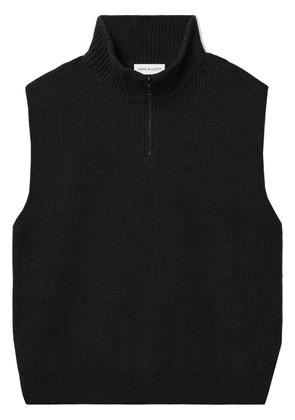 John Elliott Dakota half-zip sweater vest - Black