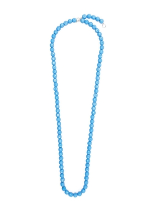 Jil Sander beaded T-bar necklace - Blue