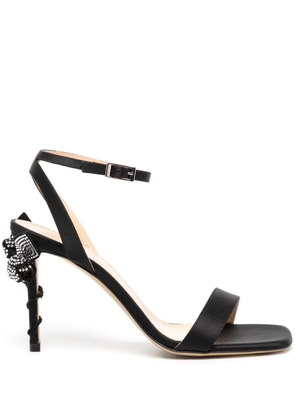 MACH & MACH open-toe strap-detail sandals - Black