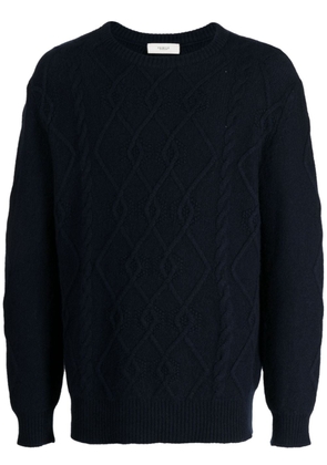 Pringle of Scotland cable-knit cashmere jumper - Blue