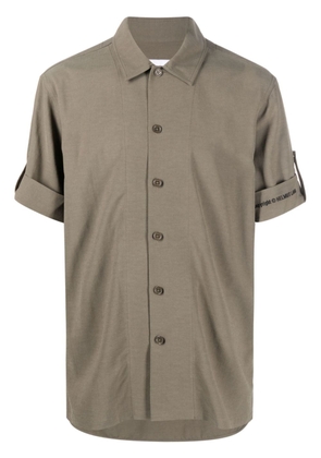 Helmut Lang short-sleeve button-up shirt - Green