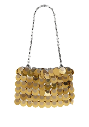 Rabanne sequin-embellished shoulder bag - Gold