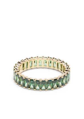Swarovski Matrix crystal-embellished ring - Green