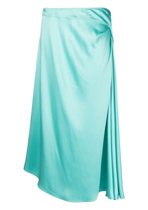 Stella McCartney wrap asymmetric skirt - Blue