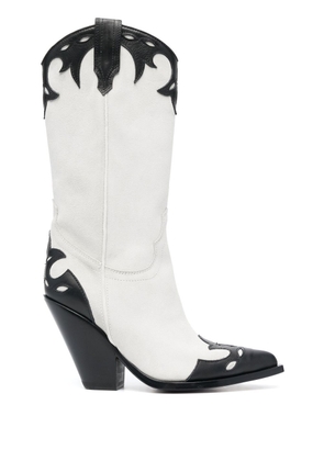 Sonora Rodeo bicolour cowboy boots - White