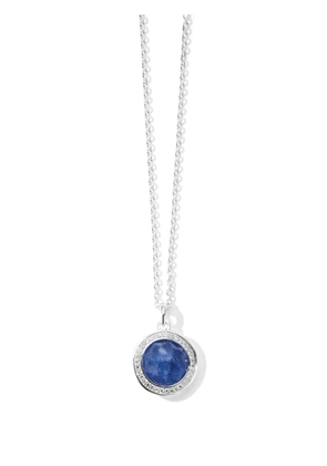 IPPOLITA Lollipop® mini sodalite diamond pendant necklace - Silver