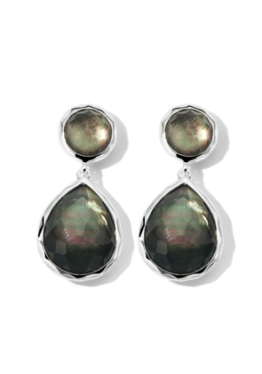IPPOLITA sterling silver Rock Candy® Snowman black shell drop earrings