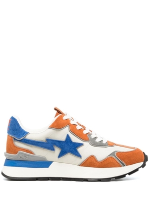A BATHING APE® Road Sta Express leather sneakers - Orange