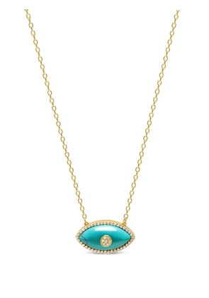 Nialaya Jewelry Evil Eye chain necklace - Gold