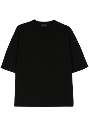Roberto Collina knitted cotton T-shirt - Black