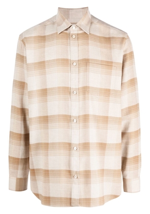 Golden Goose check-print button-up shirt - Neutrals