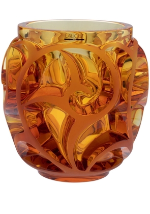 Lalique Amber tourbillions vase - Yellow