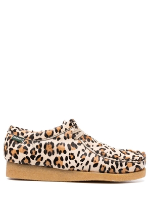 Sebago leopard-print square toe loafers - Neutrals