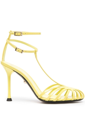 Alevì double ankle-strap 110mm sandals - Yellow
