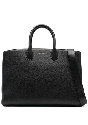 Aspinal Of London Madison pebbled-leather tote bag - Black