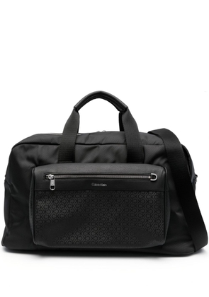 Calvin Klein Elevated logo-print holdall bag - Black