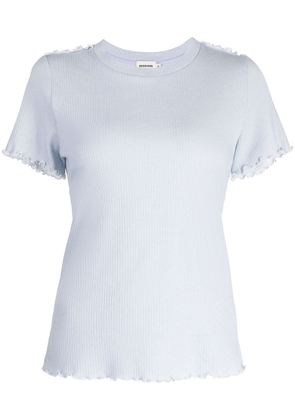 GOODIOUS Muslin short-sleeved T-shirt - Blue