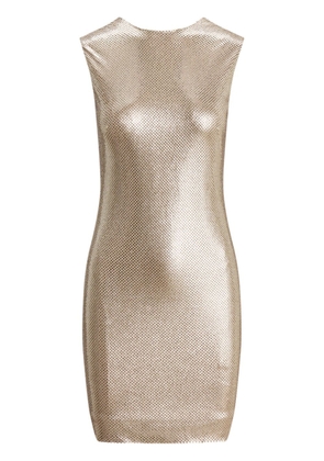 Ralph Lauren Collection Donelle crystal-embellished minidress - Gold