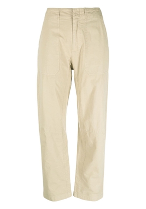 rag & bone Leyton cropped cotton trousers - Neutrals
